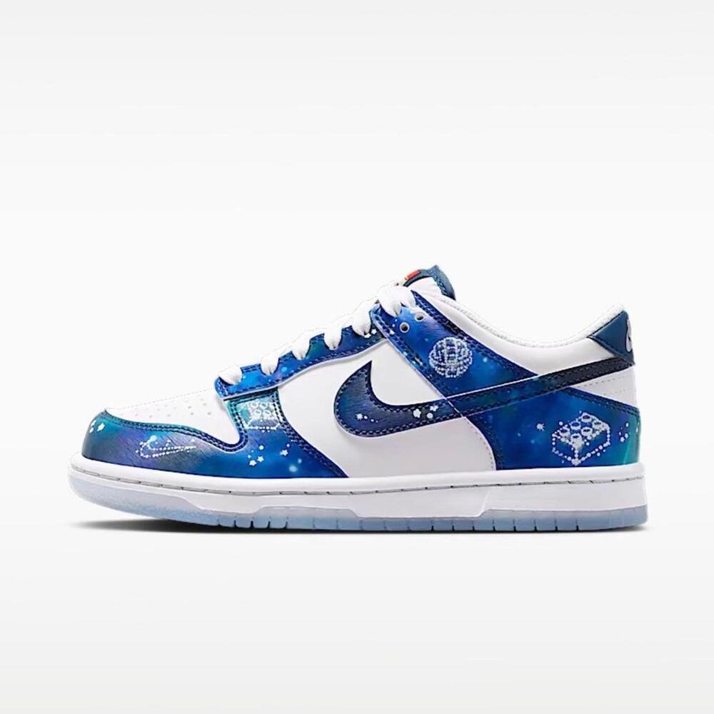 Nike Dunk Low x LEGO Blue Galaxy sz 5Y Women's 6.5 NWT Space Theme SB Style